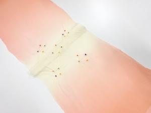 未使用品　正絹　絞り　帯揚げ